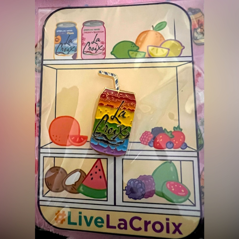 La Croix PRIDE metal pin